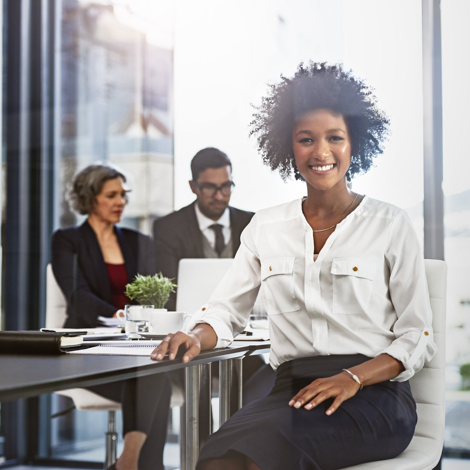 Strategy is our secret to success. Shot of businesspeople in an office